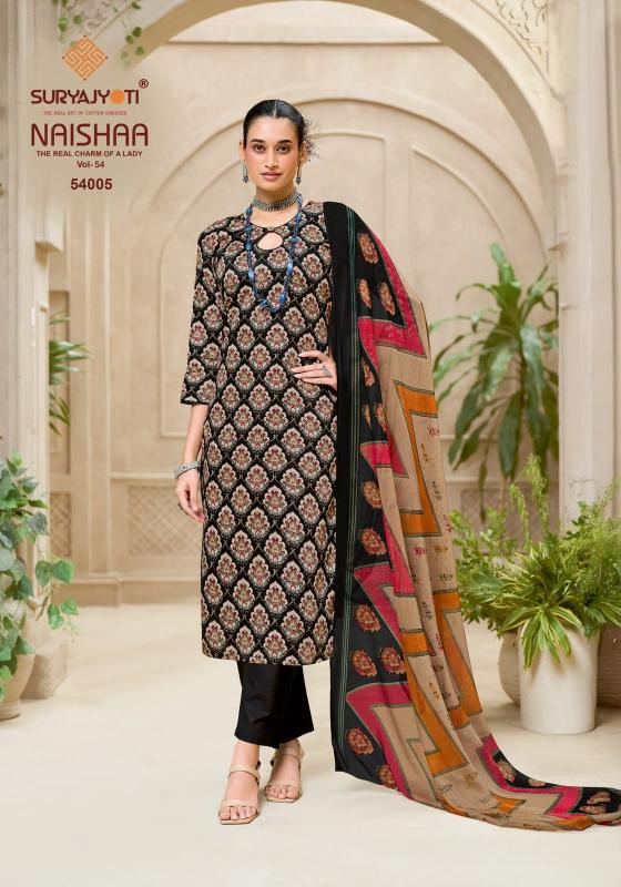Suryajyoti naishaa vol 54 dress material wholesale